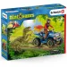 imagen de Schleich: Escape en quad del Velociraptor set (41466) 1