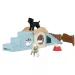 imagen de Schleich: Farm World Cachorros casa de juegos set (42763) 3