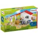 imagen de Schleich: Farm World - Consultorio veterinario con potro y mascotas (42502) 1
