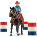 imagen de Schleich: Farm World - Set de juego de carrera de barriles con vaquera (42576) 2
