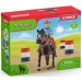 imagen de Schleich: Farm World - Set de juego de carrera de barriles con vaquera (42576) 1