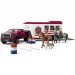 imagen de Schleich: Vehículo todoterreno con remolque y caballos (42705) 2