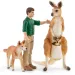 imagen de Schleich: Wild Life - Set de figura de aventura de canguro (42550) 3