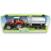 imagen de Serie de Camiones de Granja: Tractor con tanque de agua rojo o verde de 46cm 7