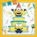 Servilleta de papel de cumpleaños de Minions – 2 capas, 33x33 cm, 20 unidades