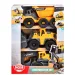 imagen de Set de 3 vehículos de construcción Volvo - Dickie Toys 1