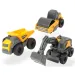 imagen de Set de 3 vehículos de construcción Volvo en dos versiones - Dickie Toys 2