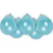 Set de 8 globos de látex azul claro