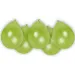 Set de 8 globos de látex verdes