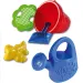 Set de arena con cubo ondulado de 5 piezas - D-Toys