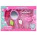 Set de belleza con espejo musical, collar y tiara