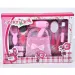 Set de belleza floral con lápiz labial y secador de pelo 10 piezas