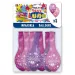 Set de globos de fiesta con tiara rosa de 8 unidades