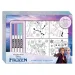 Set de lienzos para colorear de Frozen 4 piezas con rotulador