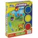 Set de plastilina de flores en 3 colores
