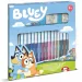 Set de sellos de Bluey con rotuladores de 18 piezas - Multiprint