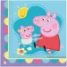 Set de servilletas de papel de Peppa Pig - 2 capas, 33x33cm, 20uds