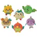 Sonajero de peluche con animales en varias versiones 10cm - Clementoni