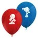 Sonic el erizo globo de látex set de 8 piezas