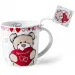 Spencer el oso taza de porcelana