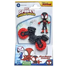 imagen de Spider-Man: Spidey y su superequipo: Miles Morales y su moto - Hasbro 1
