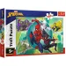 imagen de Spider-Man y sus amigos puzzle de 100 piezas - Trefl 1