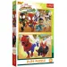 imagen de Spidey y los dinosaurios puzzle de 2x24 piezas - Trefl 1