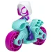 imagen de Spidey y sus maravillosos amigos: Figura de héroe de Ghost-Spider con moto - Hasbro 2