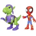 imagen de Spidey y sus maravillosos amigos: Póki y Goblin Dino-Malla Set de Figuras de Acción - Hasbro 2