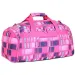 imagen de Spirit: Bolsa de deporte rosa con estampado a cuadros 55x31x41cm 1