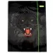 Spirit: Carpeta de goma con estampado de pantera negra tamaño A/4
