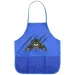 Spirit: Delantal azul con estampado de leopardo