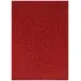 Spirit: Hoja de espuma decorativa brillante de color rojo A/4 1ud