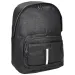 imagen de Spirit: Mochila de cuero sintético negro con bordes redondeados 41x33x7,5cm 1