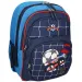 imagen de Spirit: Mochila ergonómica de cuatro compartimentos en color azul con estampado de fútbol 1