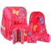 imagen de Spirit: Mochila escolar con diseño de mariposa, set de 5 piezas con LED 1