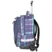 imagen de Spirit: Mochila escolar con ruedas de cuadros morados 3