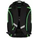 imagen de Spirit: Mochila escolar negra y verde con esquinas redondeadas 46x33x22cm 2