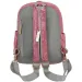 imagen de Spirit: Mochila escolar redonda Lizzy de color rojo, mochila 27x12,5x33cm 2