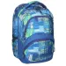 Spirit: Mochila escolar redondeada azul con estampado Freedom 45x33x26cm