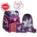 imagen de Spirit: Pegasus púrpura set de mochila escolar de 5 piezas con accesorios y luz LED 1