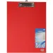 Spirit: Pizarra Premium A4 roja con clip