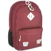 imagen de Spirit: SHADE burdeos mochila escolar redondeada de tres compartimentos 43x 29x21cm 1