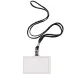 imagen de Spirit: Soporte para tarjeta de identificación con cordón negro 90x60mm 1ud 2