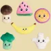 imagen de Squeezlings figura de peluche coleccionable suave de verduras y frutas verdes serie 2 1ud - Simba Toys 3
