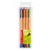 Stabilo: GREENpoint rotulador 0,8mm de 4 unidades