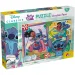 imagen de Stitch 2 en 1 puzzle y libro para colorear de 250 piezas 50x35cm - Lisciani 1