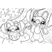 imagen de Puzzle 2 en 1 de Stitch, de 108 piezas, con dibujo para colorear, 50 x 35 cm - Lisciani 2