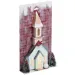 Stop & Look: Templo de papel navideño con luz 17x5x30cm