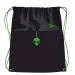 St.Right Green Power Alien mochila deportiva, bolsa de deporte 43x34cm